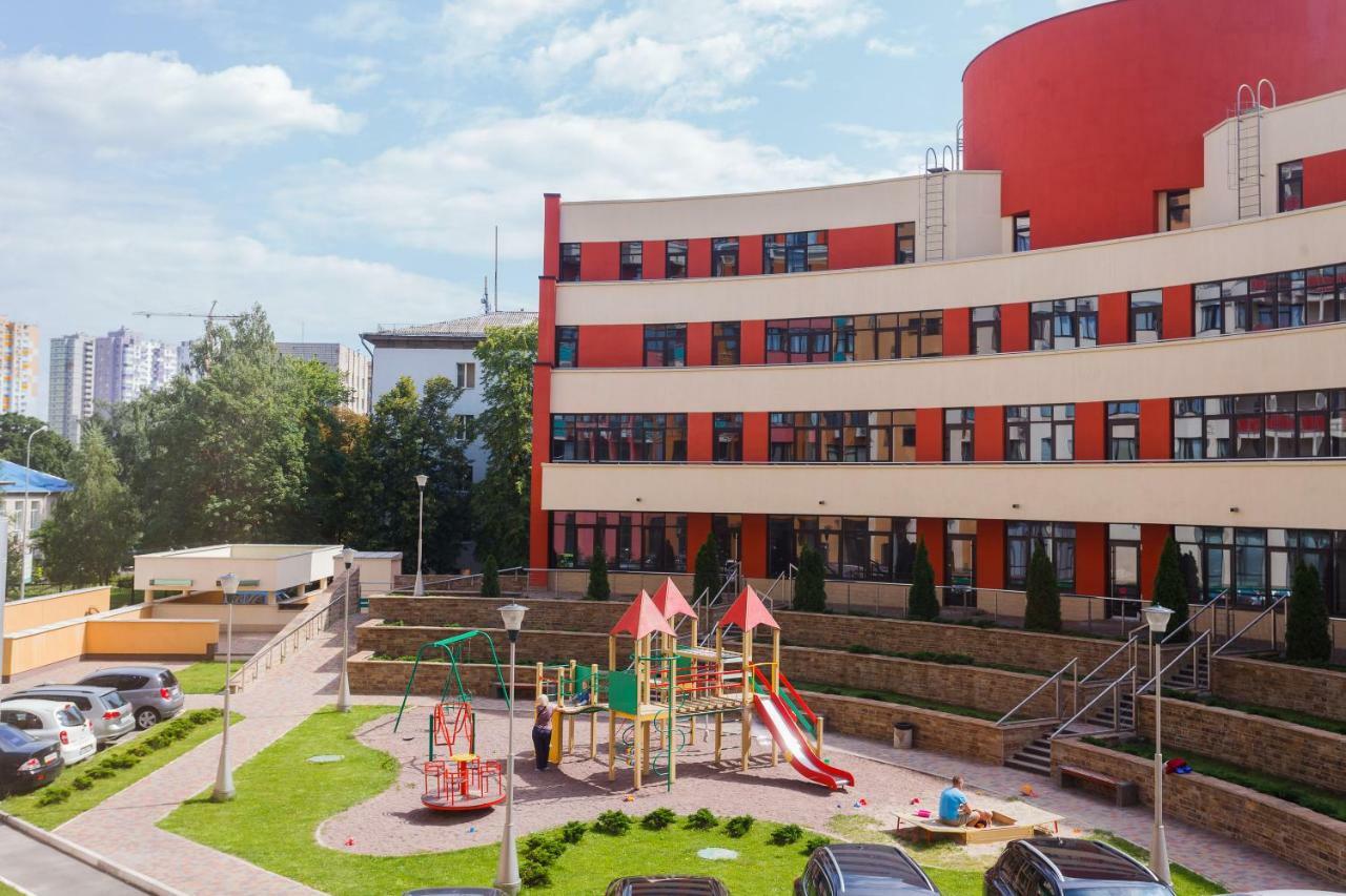 Солнечная Квартира На Ломоносова 71, Вднх Kiev Exterior foto